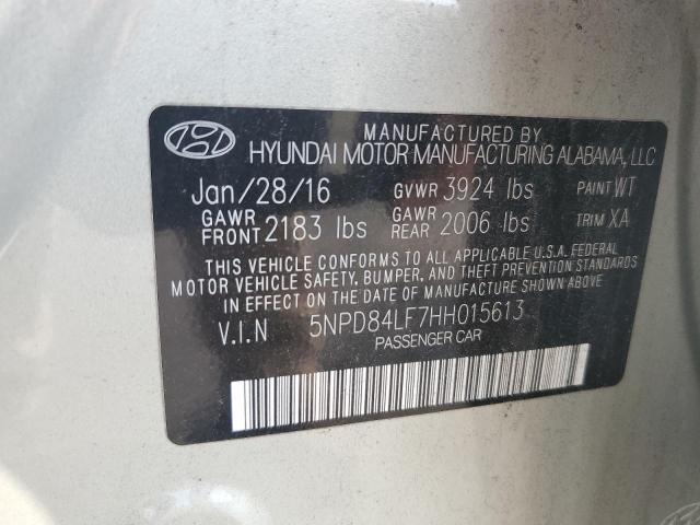 Photo 11 VIN: 5NPD84LF7HH015613 - HYUNDAI ELANTRA SE 