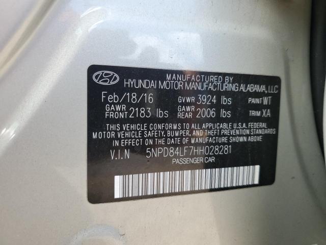 Photo 11 VIN: 5NPD84LF7HH028281 - HYUNDAI ELANTRA SE 