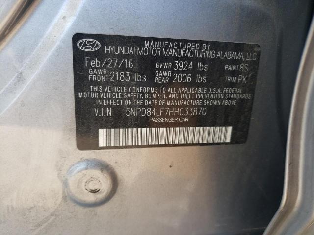 Photo 11 VIN: 5NPD84LF7HH033870 - HYUNDAI ELANTRA SE 