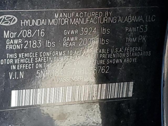 Photo 9 VIN: 5NPD84LF7HH038762 - HYUNDAI ELANTRA SE 