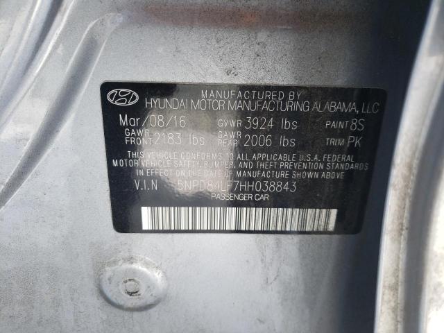 Photo 9 VIN: 5NPD84LF7HH038843 - HYUNDAI ELANTRA SE 