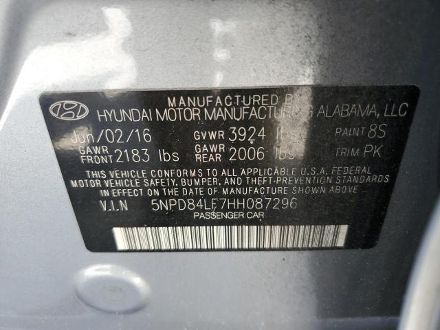 Photo 9 VIN: 5NPD84LF7HH087296 - HYUNDAI ELANTRA SE 