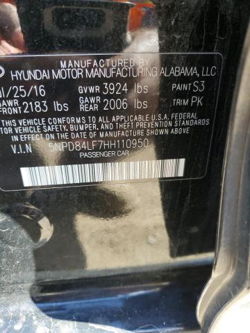 Photo 11 VIN: 5NPD84LF7HH110950 - HYUNDAI ELANTRA 