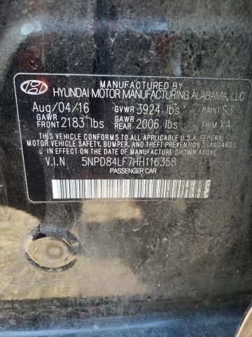 Photo 9 VIN: 5NPD84LF7HH116358 - HYUNDAI ELANTRA SE 