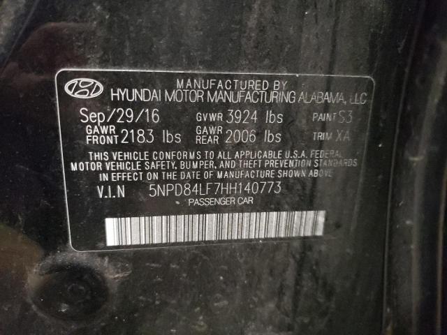 Photo 11 VIN: 5NPD84LF7HH140773 - HYUNDAI ELANTRA 