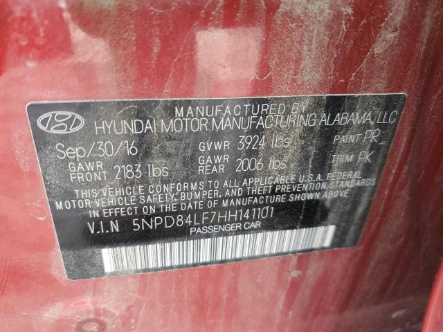 Photo 11 VIN: 5NPD84LF7HH141101 - HYUNDAI ELANTRA SE 