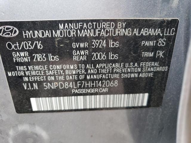 Photo 11 VIN: 5NPD84LF7HH142068 - HYUNDAI ELANTRA SE 