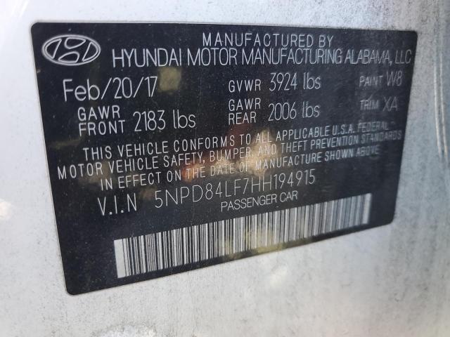 Photo 11 VIN: 5NPD84LF7HH194915 - HYUNDAI ELANTRA SE 