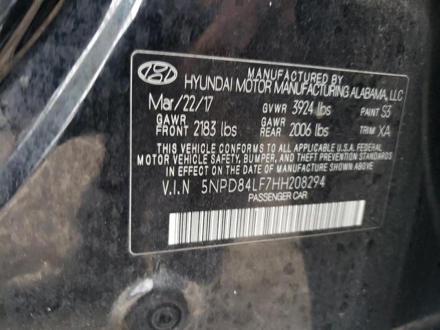 Photo 11 VIN: 5NPD84LF7HH208294 - HYUNDAI ELANTRA 