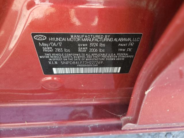 Photo 11 VIN: 5NPD84LF7JH227269 - HYUNDAI ELANTRA SE 