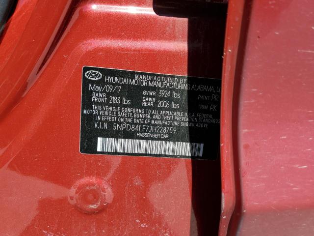 Photo 9 VIN: 5NPD84LF7JH228759 - HYUNDAI ELANTRA SE 