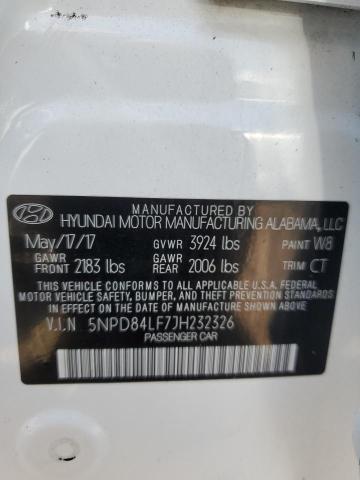 Photo 12 VIN: 5NPD84LF7JH232326 - HYUNDAI ELANTRA SE 