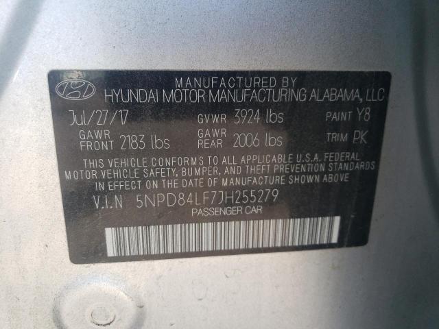 Photo 9 VIN: 5NPD84LF7JH255279 - HYUNDAI ELANTRA SE 