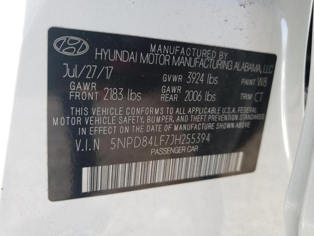 Photo 9 VIN: 5NPD84LF7JH255394 - HYUNDAI ELANTRA SE 