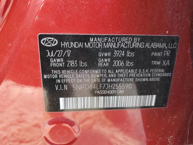 Photo 12 VIN: 5NPD84LF7JH255590 - HYUNDAI ELANTRA SE 