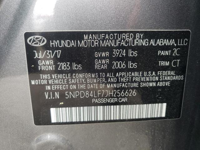 Photo 9 VIN: 5NPD84LF7JH256626 - HYUNDAI ELANTRA SE 