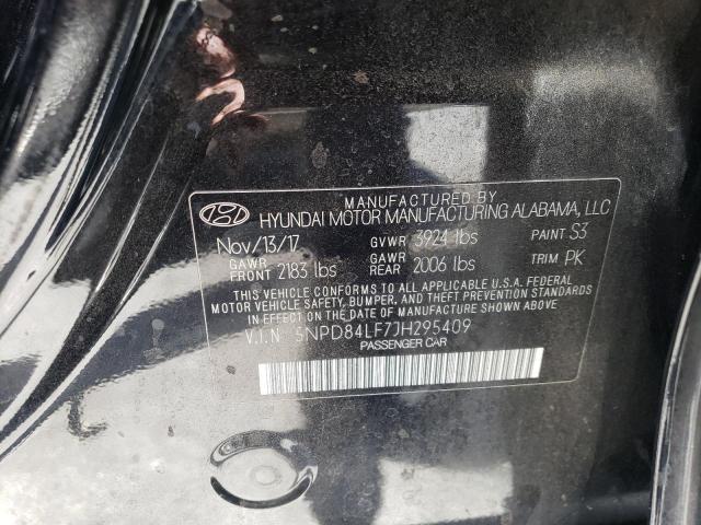 Photo 11 VIN: 5NPD84LF7JH295409 - HYUNDAI ELANTRA 