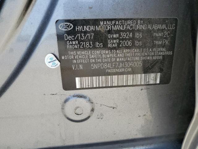 Photo 12 VIN: 5NPD84LF7JH306005 - HYUNDAI ELANTRA SE 