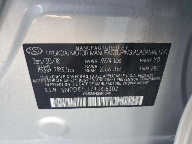 Photo 11 VIN: 5NPD84LF7JH318302 - HYUNDAI ELANTRA SE 