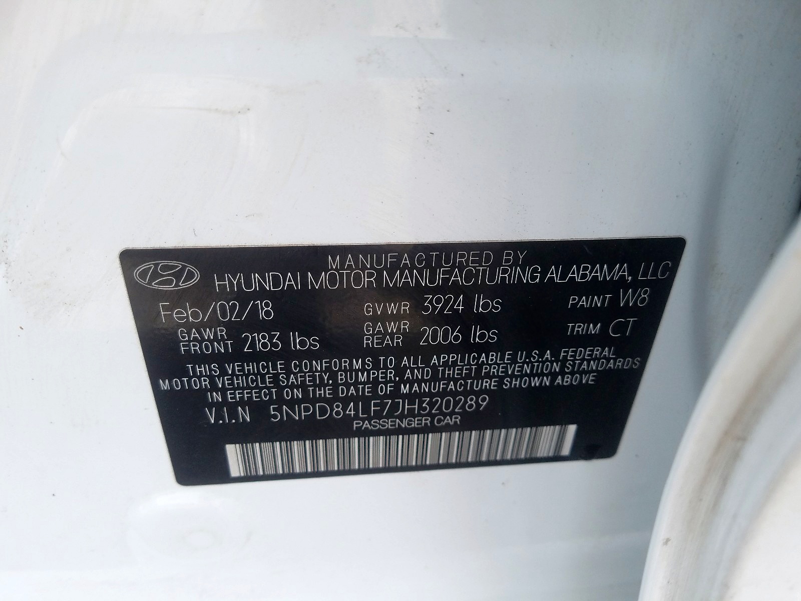 Photo 9 VIN: 5NPD84LF7JH320289 - HYUNDAI ELANTRA 