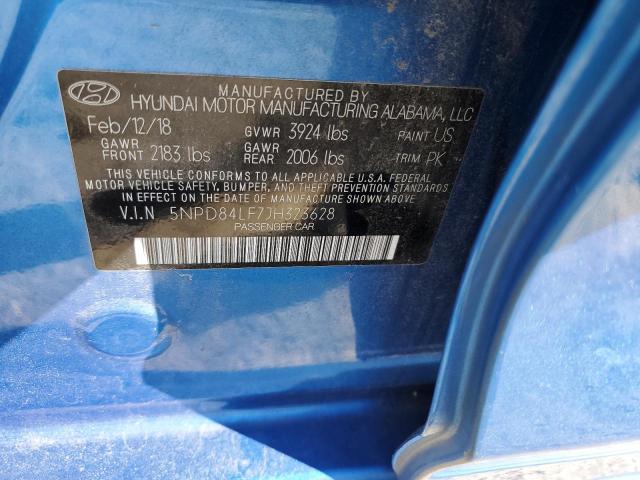 Photo 11 VIN: 5NPD84LF7JH323628 - HYUNDAI ELANTRA SE 