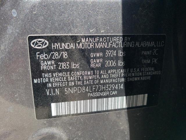 Photo 12 VIN: 5NPD84LF7JH329414 - HYUNDAI ELANTRA SE 