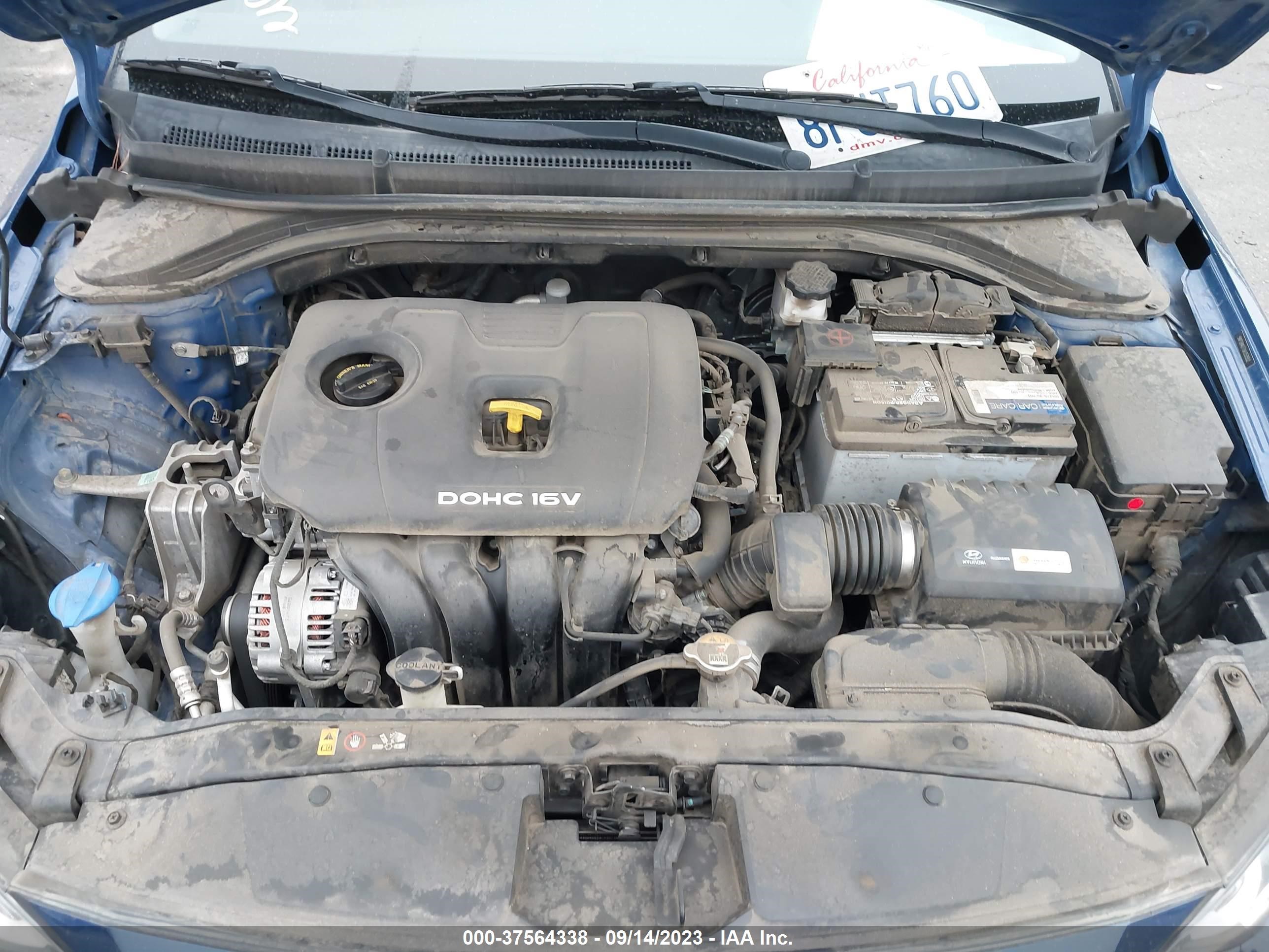 Photo 9 VIN: 5NPD84LF7JH353552 - HYUNDAI ELANTRA 