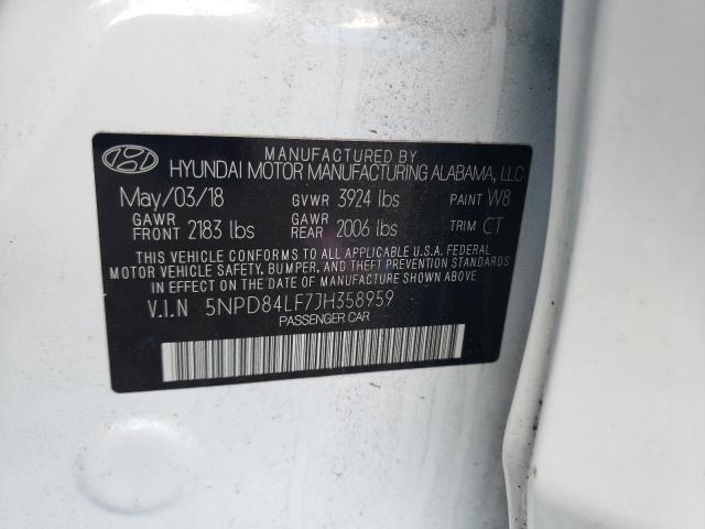 Photo 9 VIN: 5NPD84LF7JH358959 - HYUNDAI ELANTRA SE 