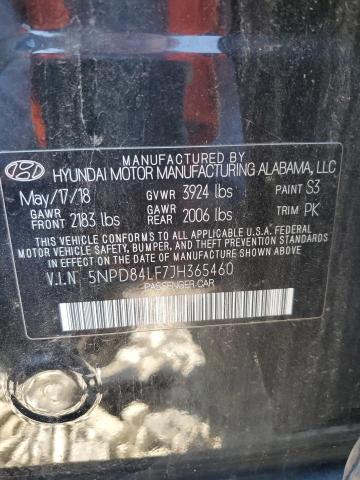 Photo 11 VIN: 5NPD84LF7JH365460 - HYUNDAI ELANTRA SE 