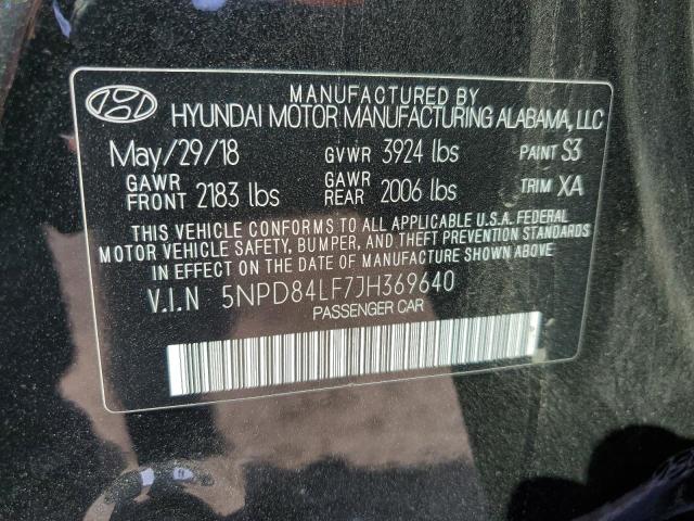 Photo 11 VIN: 5NPD84LF7JH369640 - HYUNDAI ELANTRA SE 