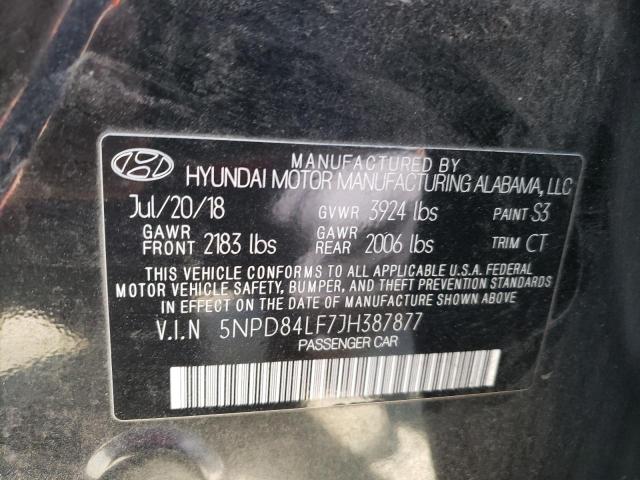 Photo 12 VIN: 5NPD84LF7JH387877 - HYUNDAI ELANTRA SE 