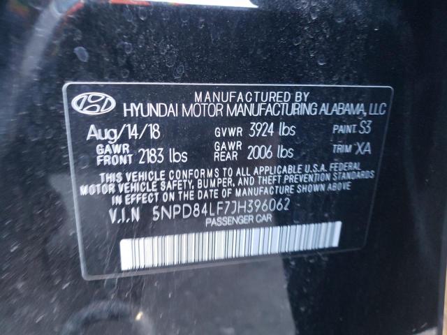 Photo 9 VIN: 5NPD84LF7JH396062 - HYUNDAI ELANTRA SE 