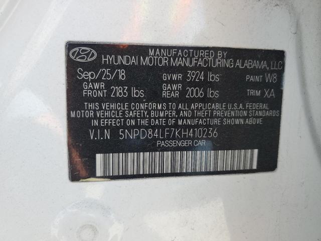 Photo 11 VIN: 5NPD84LF7KH410236 - HYUNDAI ELANTRA SE 