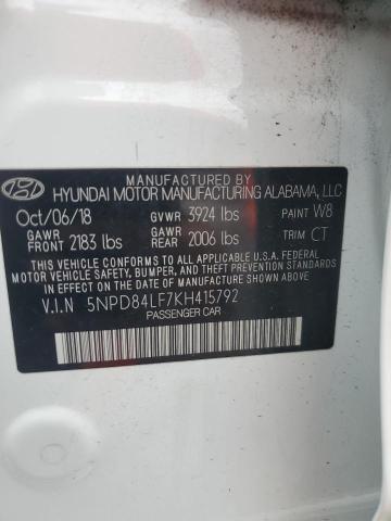 Photo 11 VIN: 5NPD84LF7KH415792 - HYUNDAI ELANTRA 