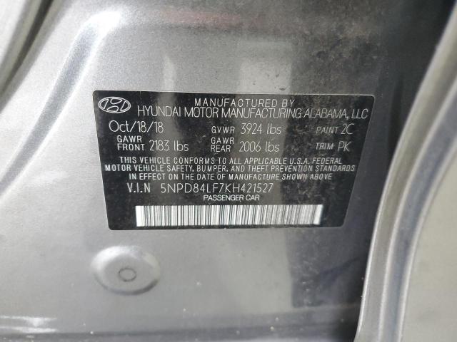 Photo 12 VIN: 5NPD84LF7KH421527 - HYUNDAI ELANTRA SE 