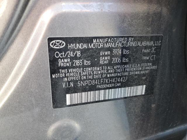 Photo 11 VIN: 5NPD84LF7KH424427 - HYUNDAI ELANTRA SE 