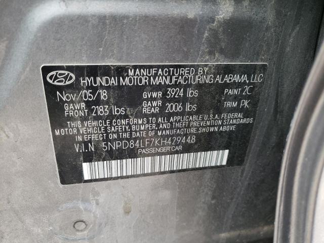 Photo 11 VIN: 5NPD84LF7KH429448 - HYUNDAI ELANTRA SE 