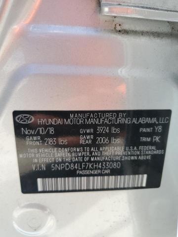 Photo 12 VIN: 5NPD84LF7KH433080 - HYUNDAI ELANTRA SE 