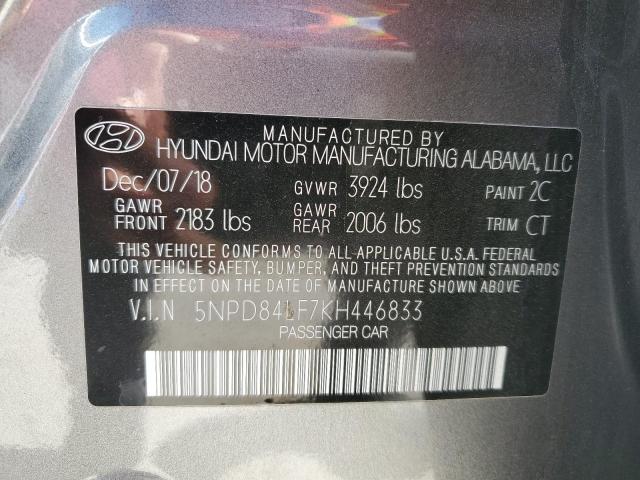 Photo 12 VIN: 5NPD84LF7KH446833 - HYUNDAI ELANTRA SE 