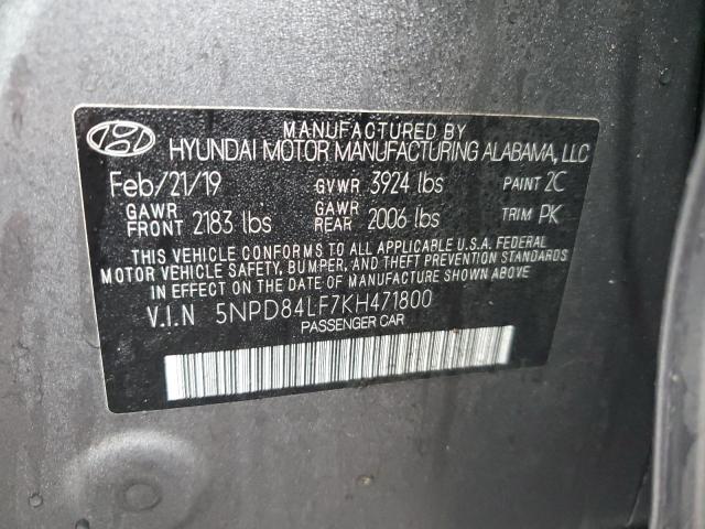 Photo 11 VIN: 5NPD84LF7KH471800 - HYUNDAI ELANTRA SE 