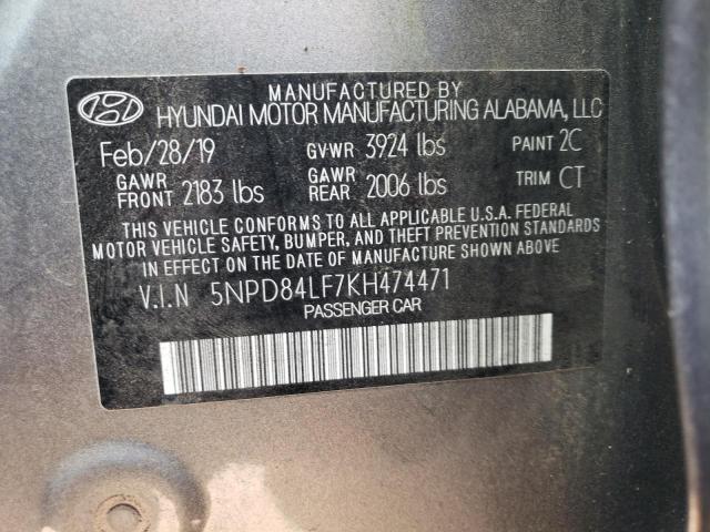 Photo 11 VIN: 5NPD84LF7KH474471 - HYUNDAI ELANTRA SE 