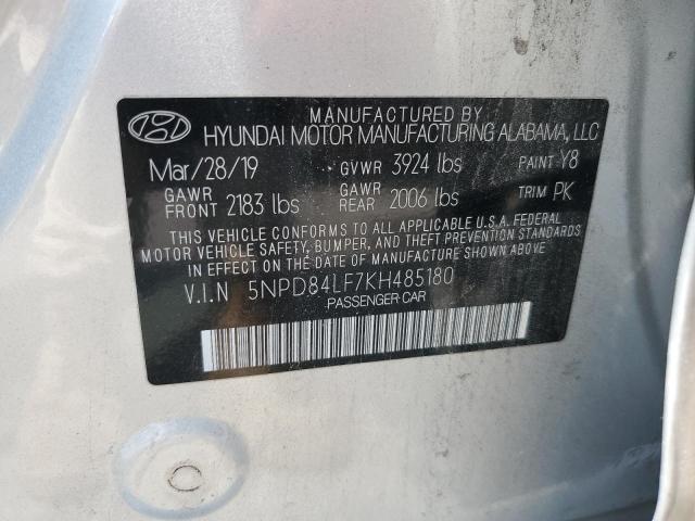 Photo 11 VIN: 5NPD84LF7KH485180 - HYUNDAI ELANTRA 