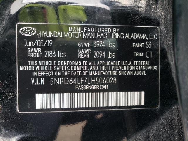 Photo 12 VIN: 5NPD84LF7LH506028 - HYUNDAI ELANTRA SE 