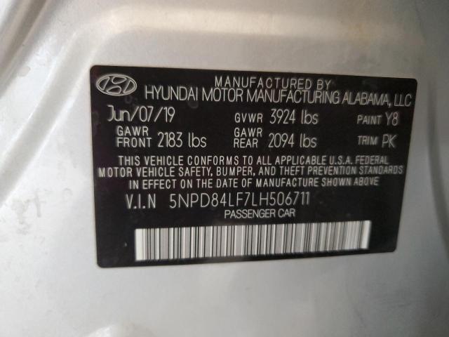 Photo 12 VIN: 5NPD84LF7LH506711 - HYUNDAI ELANTRA 