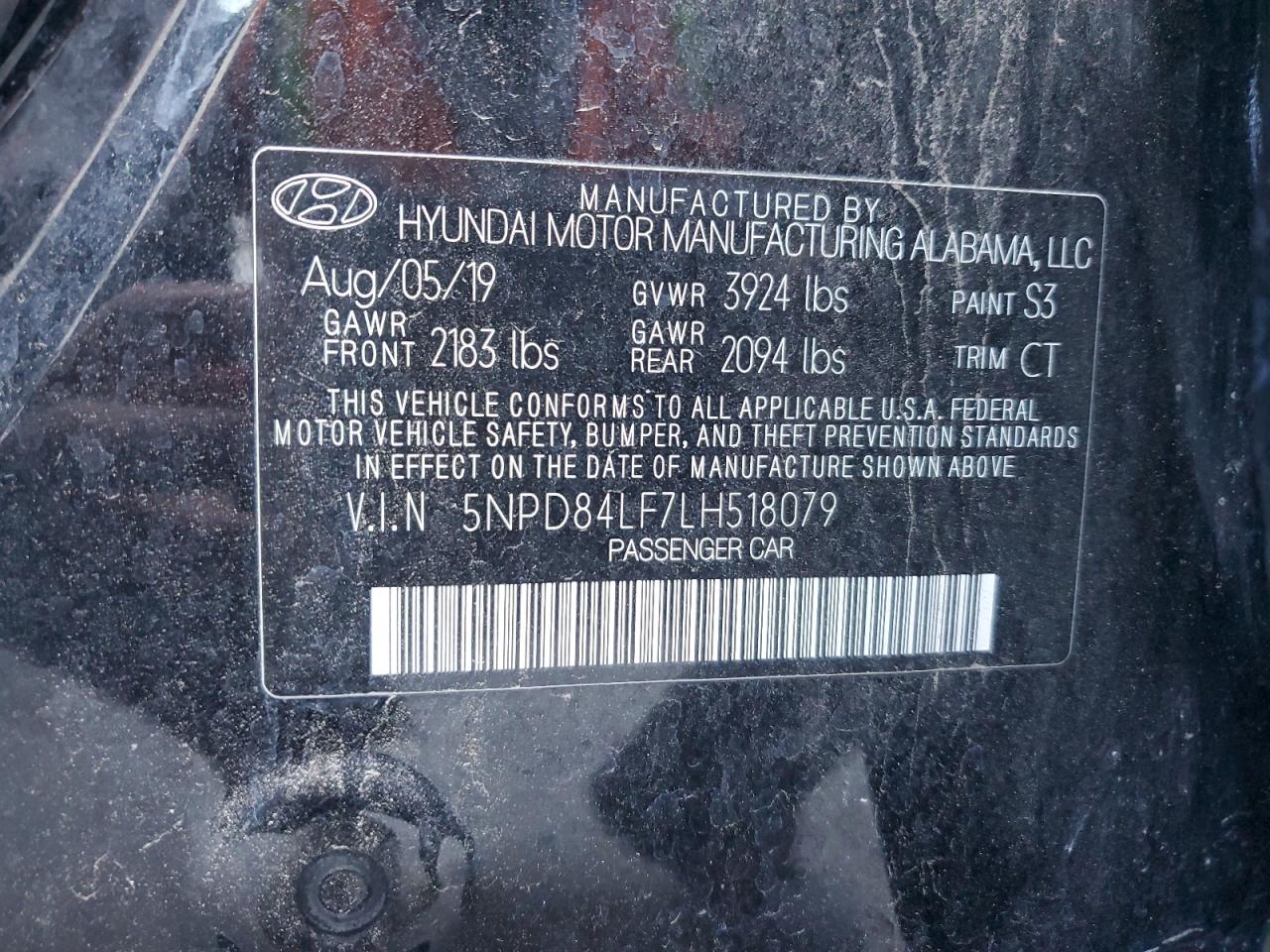 Photo 11 VIN: 5NPD84LF7LH518079 - HYUNDAI ELANTRA 