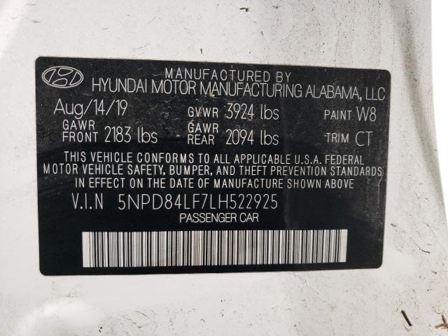 Photo 11 VIN: 5NPD84LF7LH522925 - HYUNDAI ELANTRA SE 