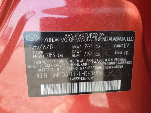 Photo 11 VIN: 5NPD84LF7LH568786 - HYUNDAI ELANTRA SE 