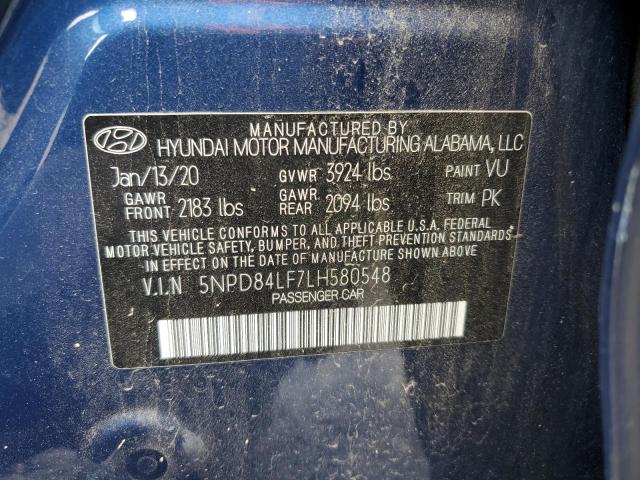 Photo 11 VIN: 5NPD84LF7LH580548 - HYUNDAI ELANTRA SE 