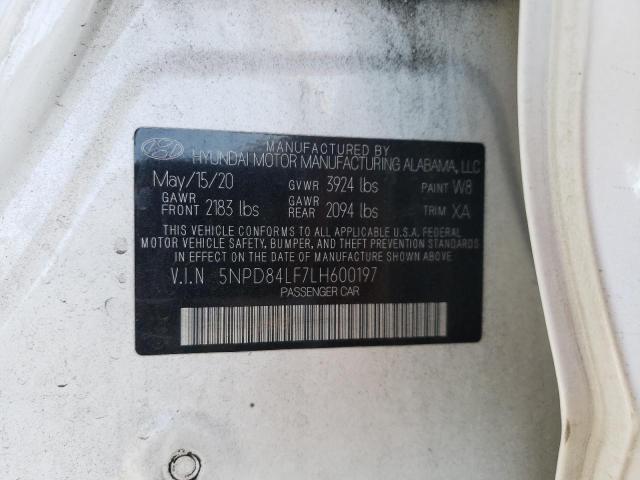 Photo 12 VIN: 5NPD84LF7LH600197 - HYUNDAI ELANTRA SE 