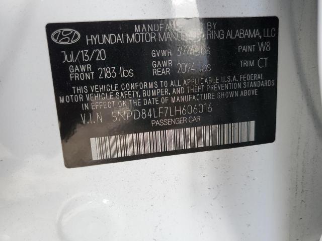 Photo 9 VIN: 5NPD84LF7LH606016 - HYUNDAI ELANTRA SE 